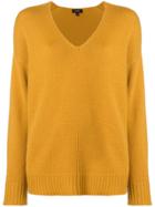 Theory Cashmere Sweater - Yellow & Orange