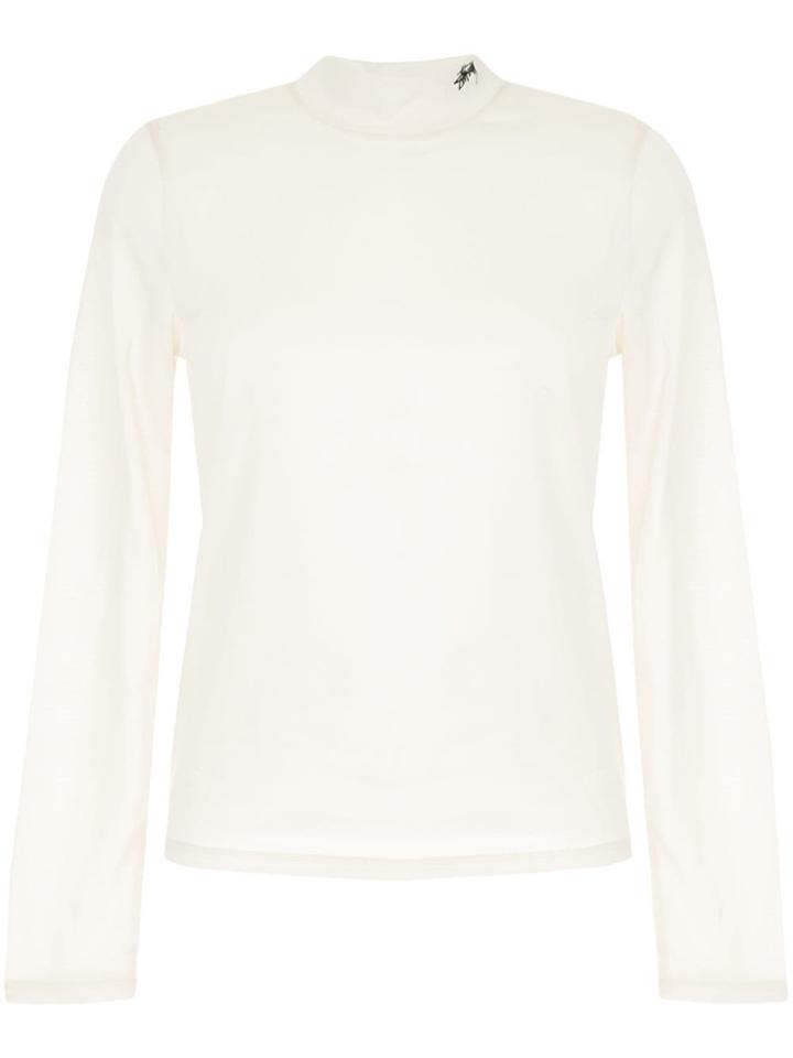 Stussy Sheer High Neck Top - Pink