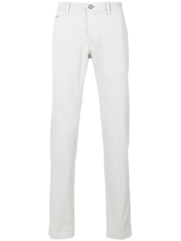 Jacob Cohen - Straight Leg Trousers - Men - Cotton/spandex/elastane - 38, Nude/neutrals, Cotton/spandex/elastane