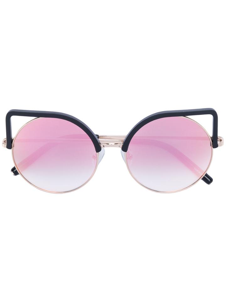 Linda Farrow Gallery Cat Eye Sunglasses - Black