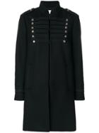 Red Valentino Military Style Coat - Black