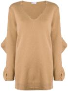 Red Valentino Oversized Sweater - Nude & Neutrals