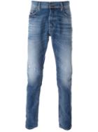 Diesel Tepphar 0853y Carrot-fit Jeans, Men's, Size: 30/30, Blue, Cotton/spandex/elastane