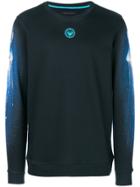 Frankie Morello Printed Long Sleeved Sweatshirt - Blue