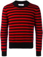 Ami Alexandre Mattiussi - Striped Sweater - Men - Wool - L, Black, Wool