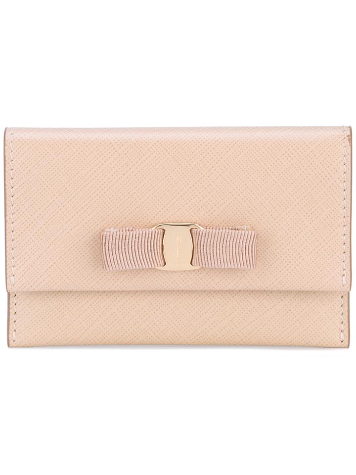 Salvatore Ferragamo Vara Wallet - Nude & Neutrals
