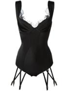 Murmur Genie Bodysuit, Women's, Size: 36, Black, Viscose/acetate/polyamide/spandex/elastane