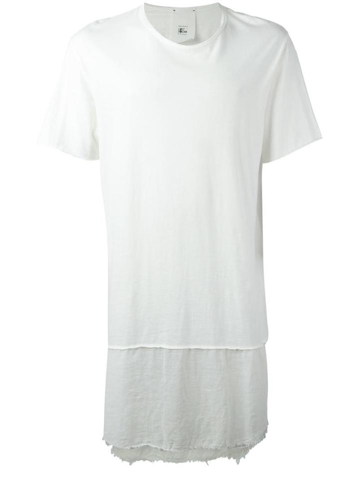 Lost & Found Rooms Layered Tunic, Men's, Size: Xs, White, Cotton