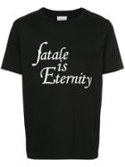 Takahiromiyashita The Soloist Fatale Is Eternity T-shirt - Black