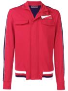 Hilfiger Collection Logo Patch Track Jacket - Red