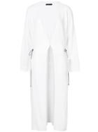 Fabiana Filippi Long Cashmere Cardigan - White