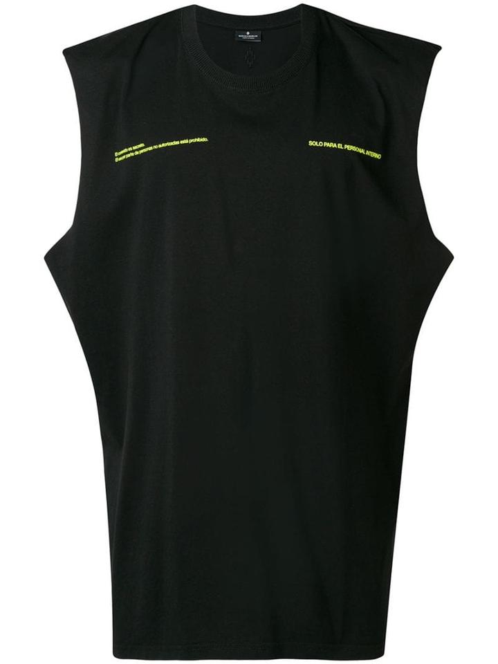 Marcelo Burlon County Of Milan Deformed Child Tank Top - Black