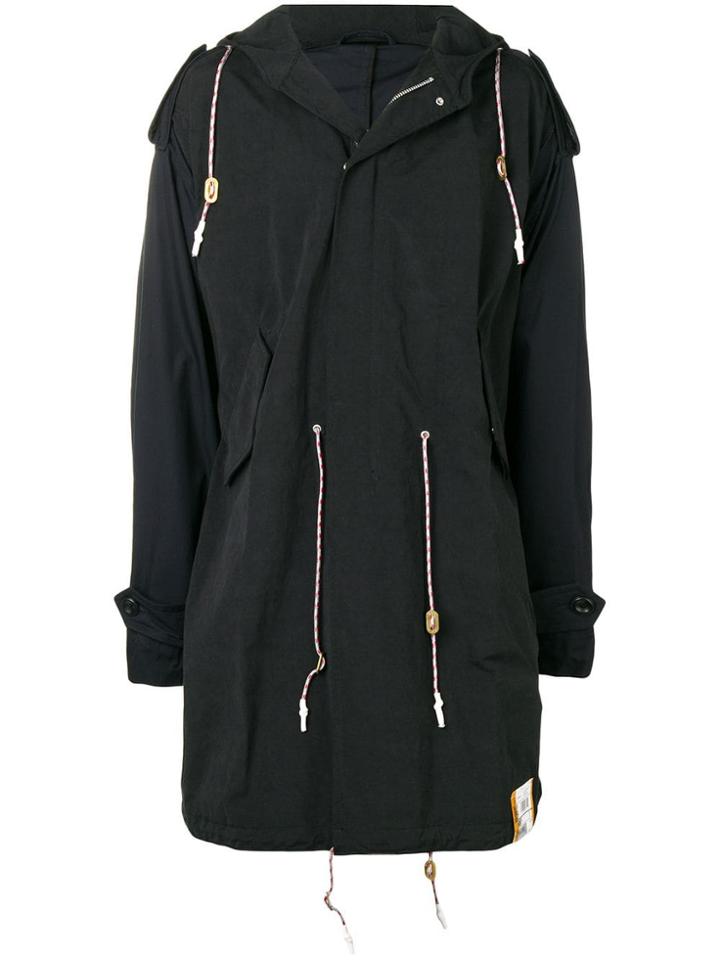 Maison Mihara Yasuhiro Oversized Slouchy Parka - Black