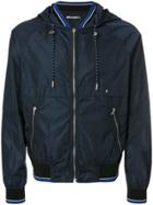Dior Homme Zipped Hooded Jacket - Blue