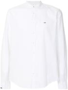 Sun 68 Band Collar Shirt - White