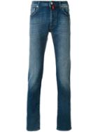 Jacob Cohen - Stonewashed Regular Jeans - Men - Cotton/polyester/spandex/elastane - 33, Blue, Cotton/polyester/spandex/elastane
