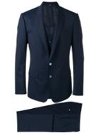 Dolce & Gabbana Formal Three-piece Suit, Men's, Size: 50, Blue, Wool/spandex/elastane/acetate/cupro