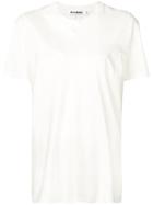 Jil Sander White Cotton T-shirt