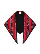 Rykiel Enfant Striped Floral Scarf, Girl's, Red