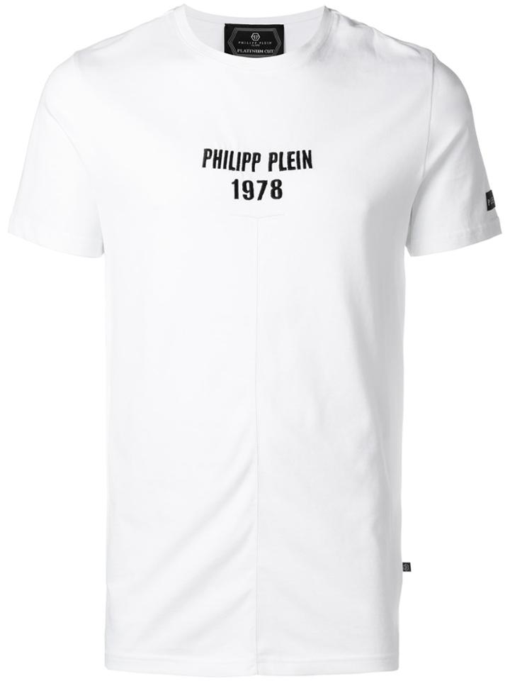 Philipp Plein Logo Printed T-shirt - White