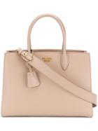 Prada Bibliothèque Tote Bag - Nude & Neutrals
