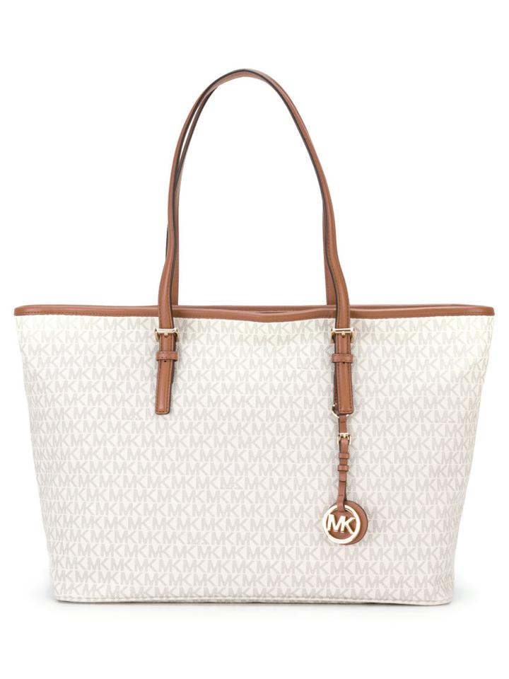 Michael Kors - Jet Set Travel Tote - Women - Pvc - One Size, Women's, Nude/neutrals, Pvc
