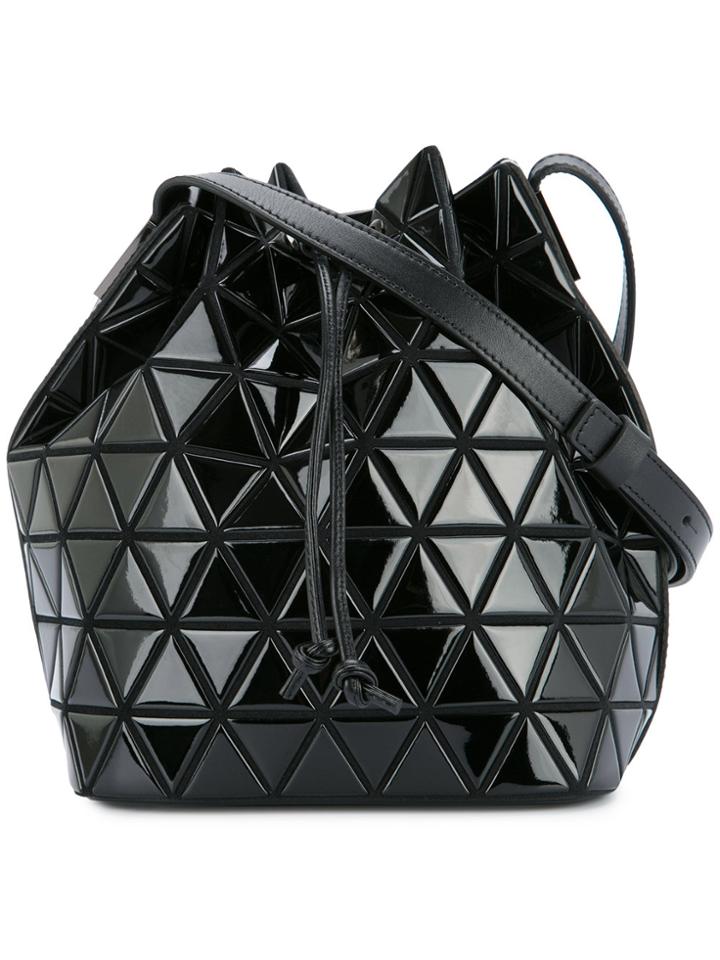 Bao Bao Issey Miyake Lander Gloss Shoulder Bag - Black