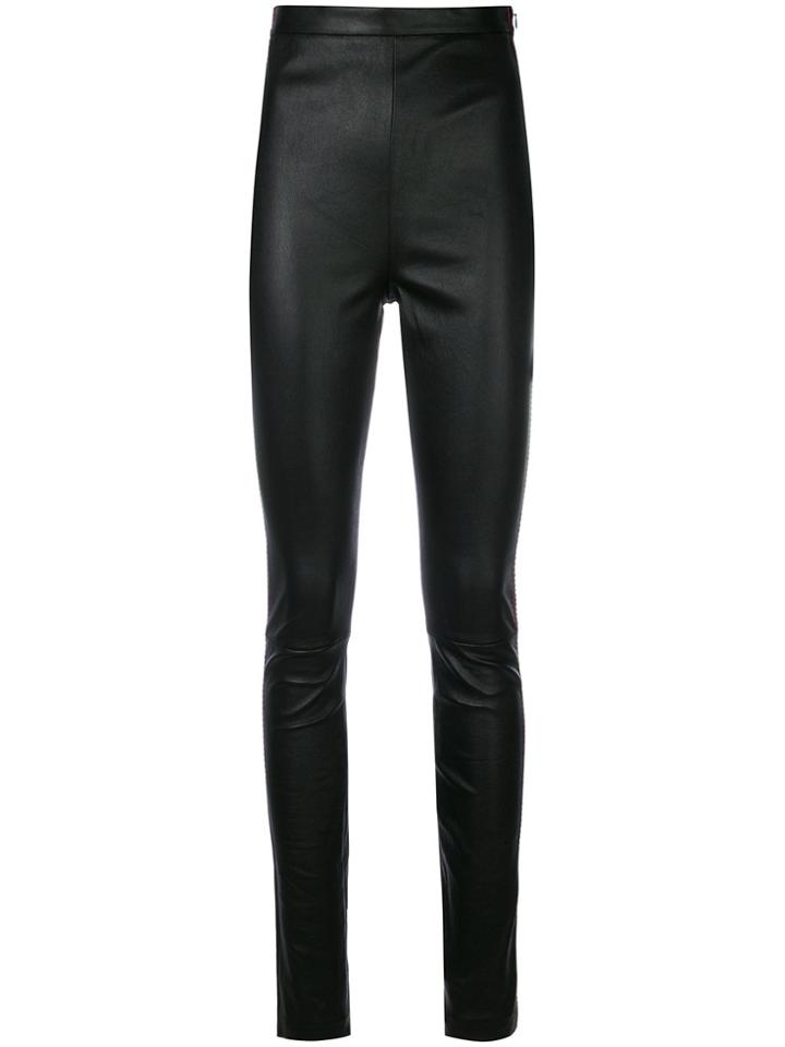 Haider Ackermann Leather Leggings - Black