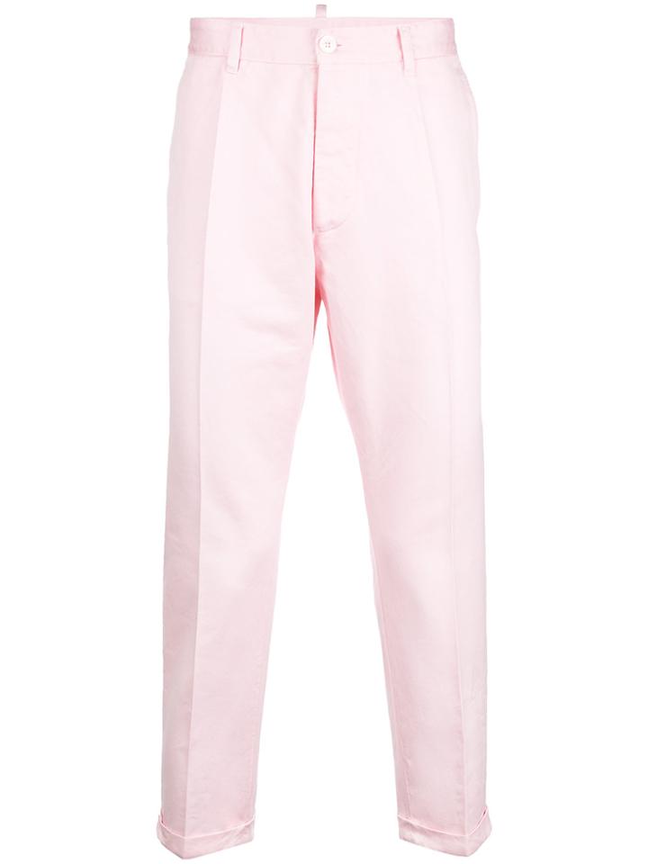 Dsquared2 Tailored Fitted Trousers - Pink & Purple