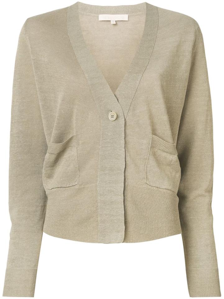 Vanessa Bruno Deep V-neck Cardigan - Green