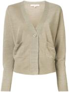 Vanessa Bruno Deep V-neck Cardigan - Green