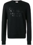 Moncler Printed Sweatshirt - Black