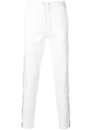 Moncler Side-stripe Track Trousers - White
