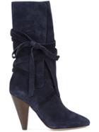 Veronica Beard Ankle Length Boots - Blue
