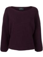Loma 'christy' Bell Sleeve Jumper, Women's, Pink/purple, Cashmere/wool