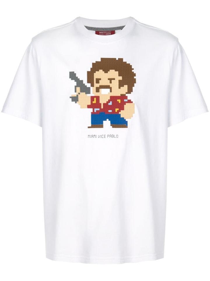 Mostly Heard Rarely Seen 8-bit Miami Vice Pablo T-shirt - White