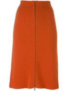 Christian Wijnants 'kazimir' Skirt, Women's, Size: Small, Yellow/orange, Wool