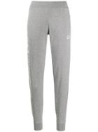 Ea7 Emporio Armani Slim-fit Logo Print Track Pants - Grey