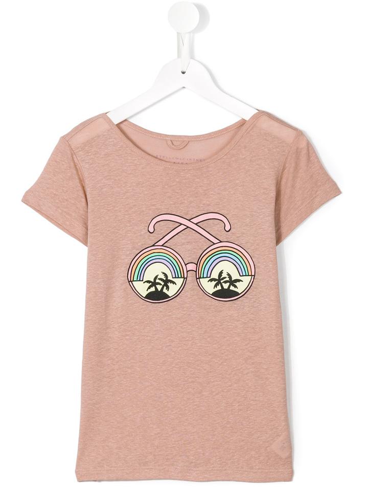 Stella Mccartney Kids Printed T-shirt, Toddler Girl's, Size: 2 Yrs, Pink/purple