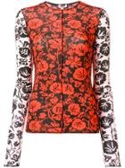 Kenzo Floral Leaf Top - Red