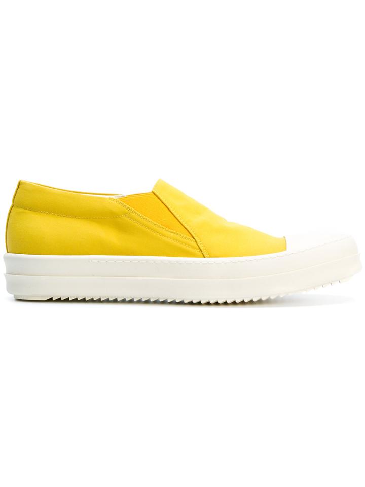 Rick Owens Drkshdw Slip On Sneakers - Yellow & Orange