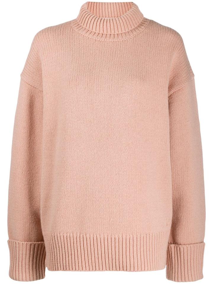 Victoria Victoria Beckham Roll Neck Knitted Jumper - Neutrals