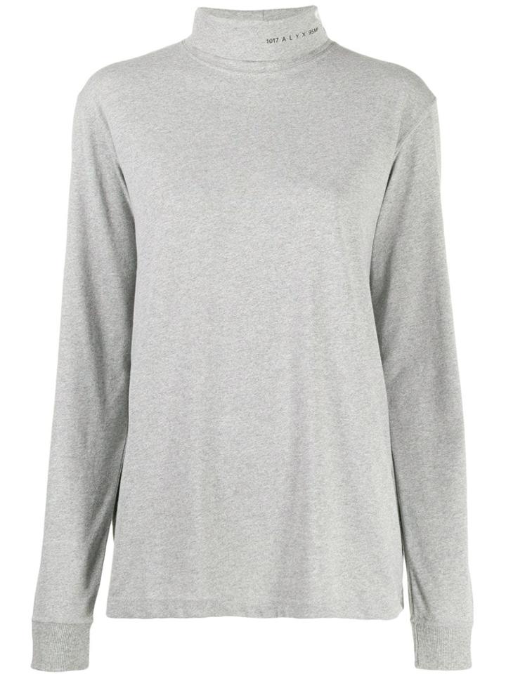 1017 Alyx 9sm Long Sleeve Roll Neck Jumper - Grey