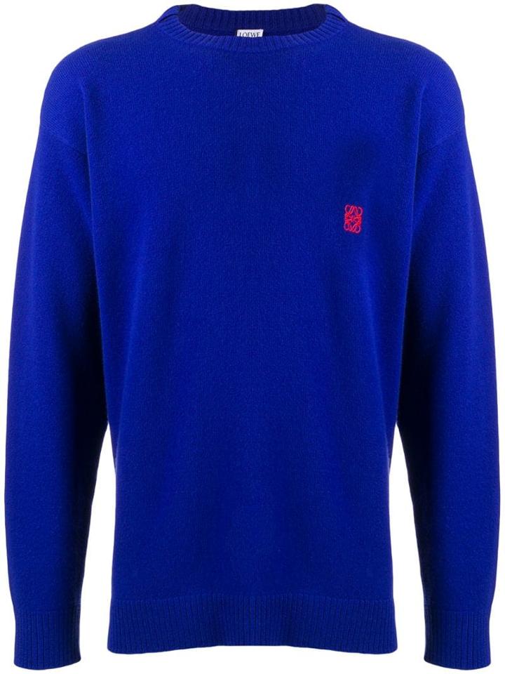 Loewe Anagram Sweater - Blue
