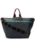 Sacai Contrast Zip Tote Bag - Blue