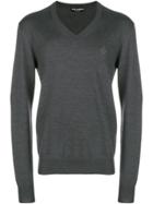 Dolce & Gabbana V-neck Sweater - Grey