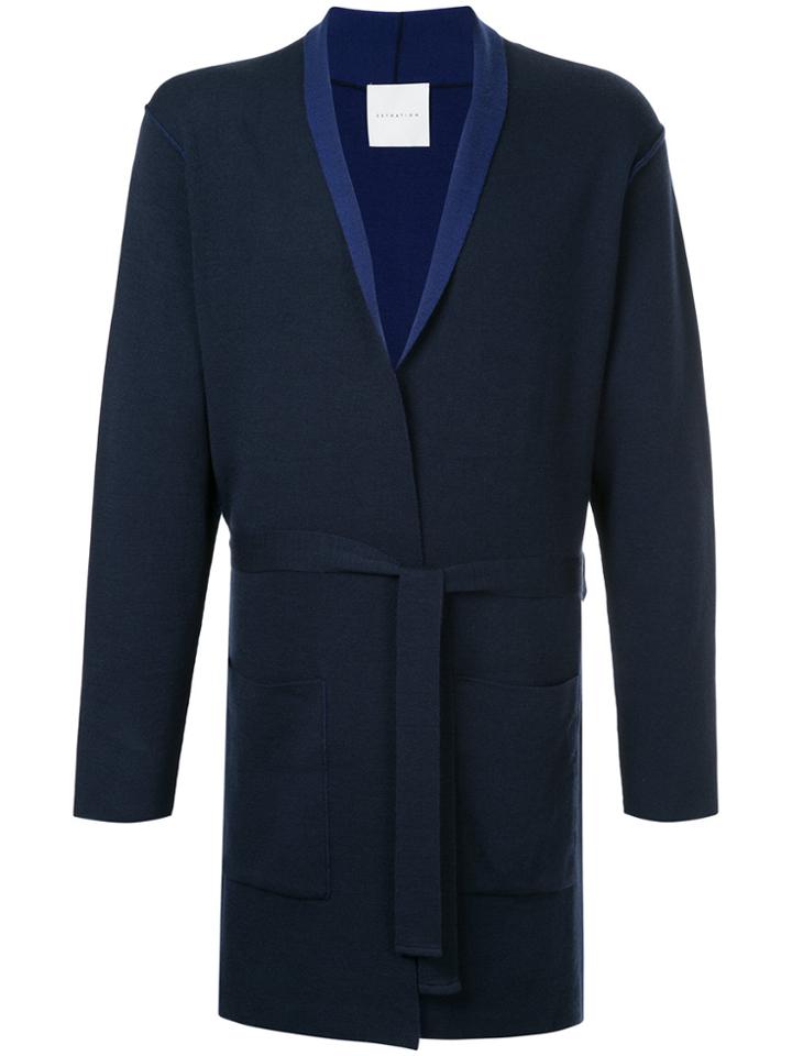 Estnation Fitted Knitted Blazer - Blue