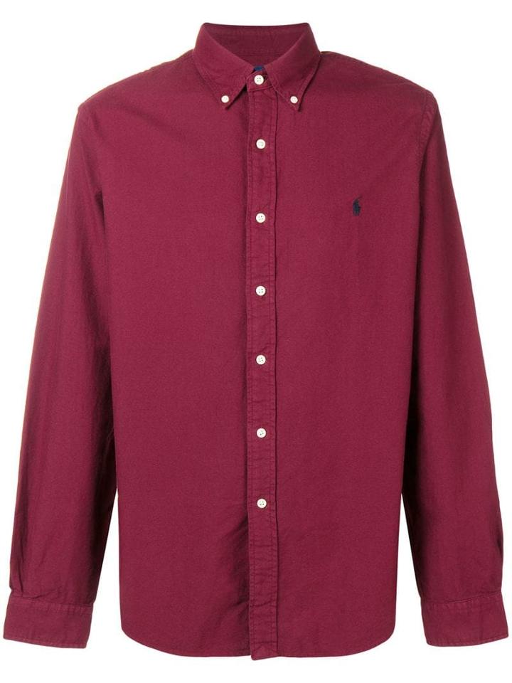 Ralph Lauren Classic Button-down Shirt - Red