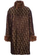 Jean Paul Gaultier Vintage Oversized Patterned Coat - Brown