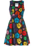 Moschino Floral Fit And Flare Dress